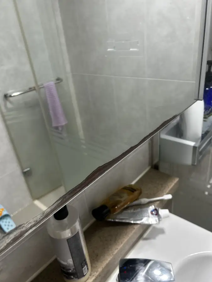 화장실 수납장 시공 전