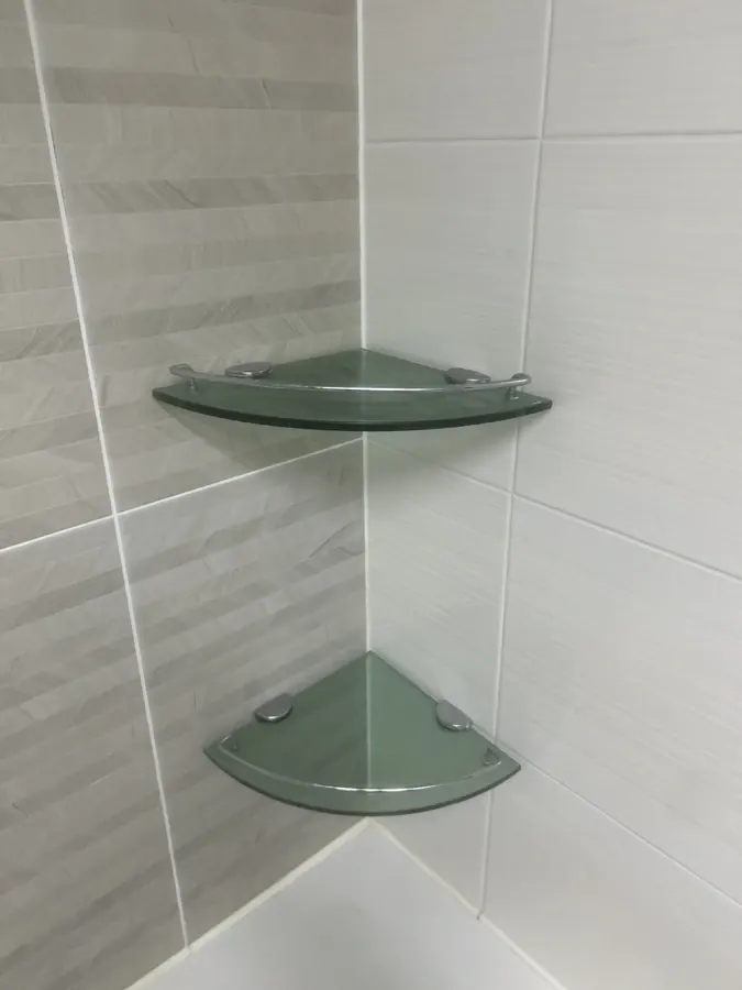 용인 화장실 코너 선반 교체 후 예시 사진